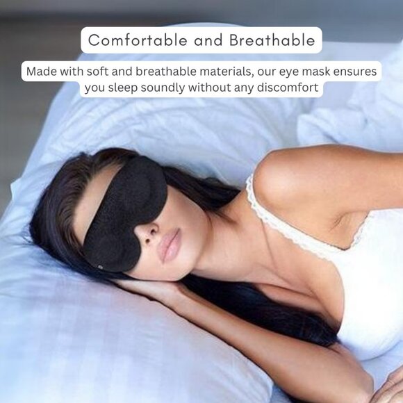 3D Sleeping Eye Mask & Cooling Ice Globes Facial Massager Tool Pack1 Combo Pack - Picture 2 of 11